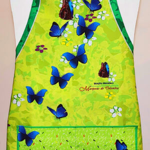 Delantal Mariposas Azules