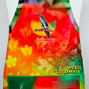 Delantal AV Col- Colibrí M.Pechinegro