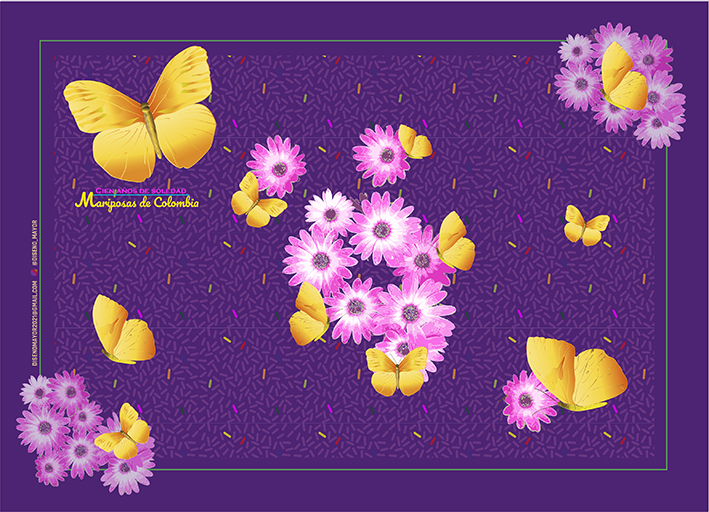 Individual Mariposas Amarillas - Imagen 2