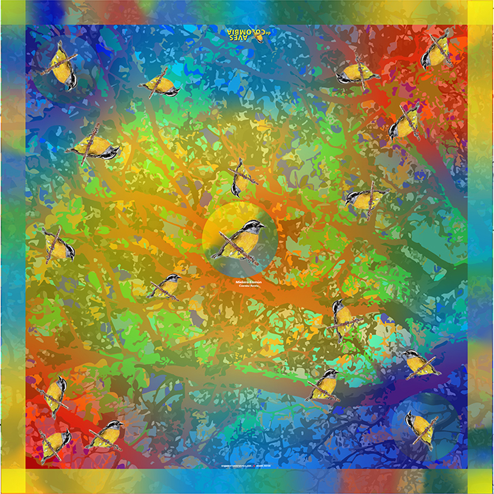 Pañoleta Av Col - Mielero común - Imagen 2