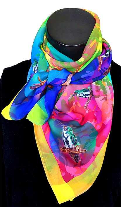 Pañoleta Colibrí Mango Pechinegro - Imagen 2